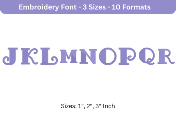 Fancy Pants Font J to R Review
