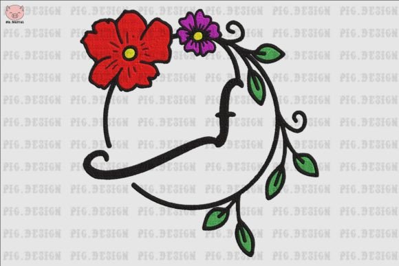Flower Font F Embroidery Review
